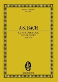 Bach: Art of Fugue BWV 1080 (Study Score) published by Eulenburg